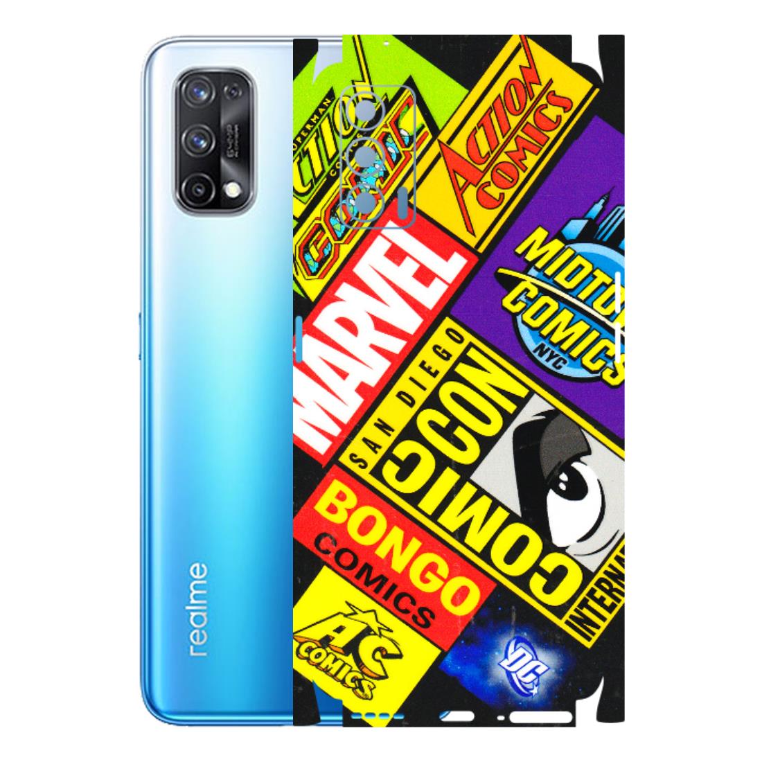 Realme Phone Skins (All Models) - Bongo Comic Con - 3D Embossed Finish (L-325) Realme X7 5G