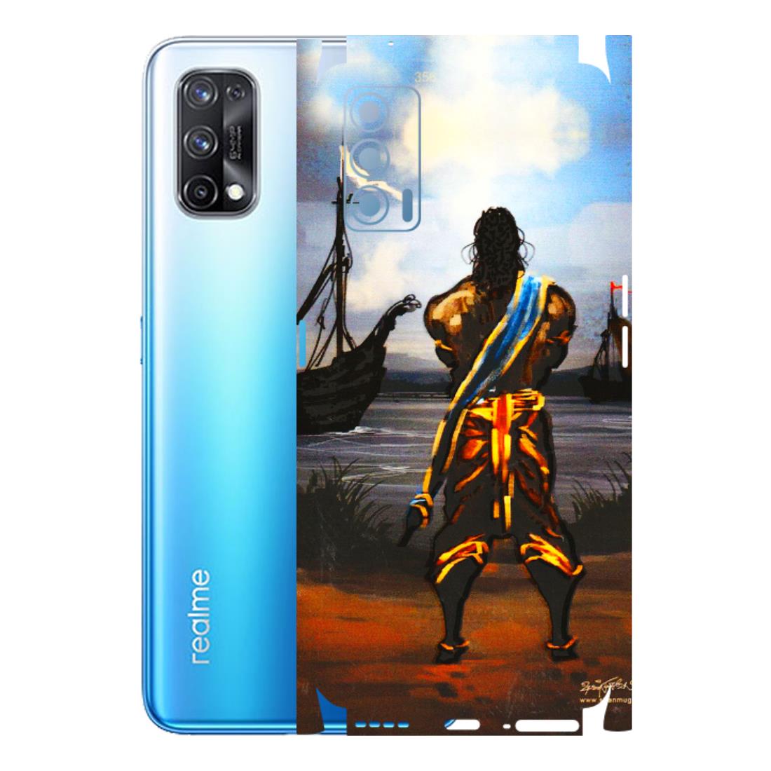 Realme Phone Skins (All Models) - Heavenly God Figure - 3D Embossed Finish (L-34) Realme X7 5G