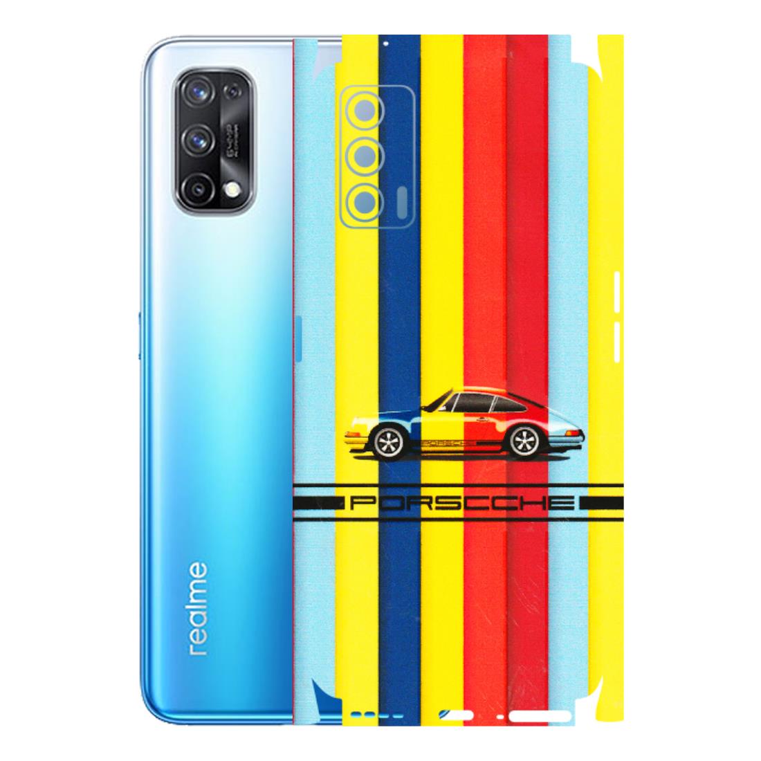 Realme Phone Skins (All Models) - Multicolour Porche - 3D Embossed Finish (L-39) Realme X7 5G