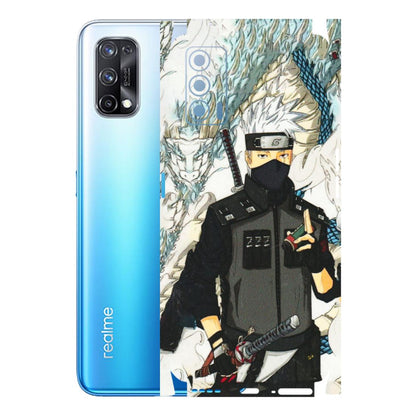 Realme Phone Skins (All Models) - Kakashi Hatake Naruto Anime - 3D Embossed Finish (L-46) Realme X7 5G