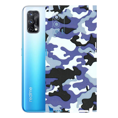 Realme Phone Skins (All Models) - Powerfull Military Camoflauge - 3D Embossed Finish (L-49) Realme X7 5G
