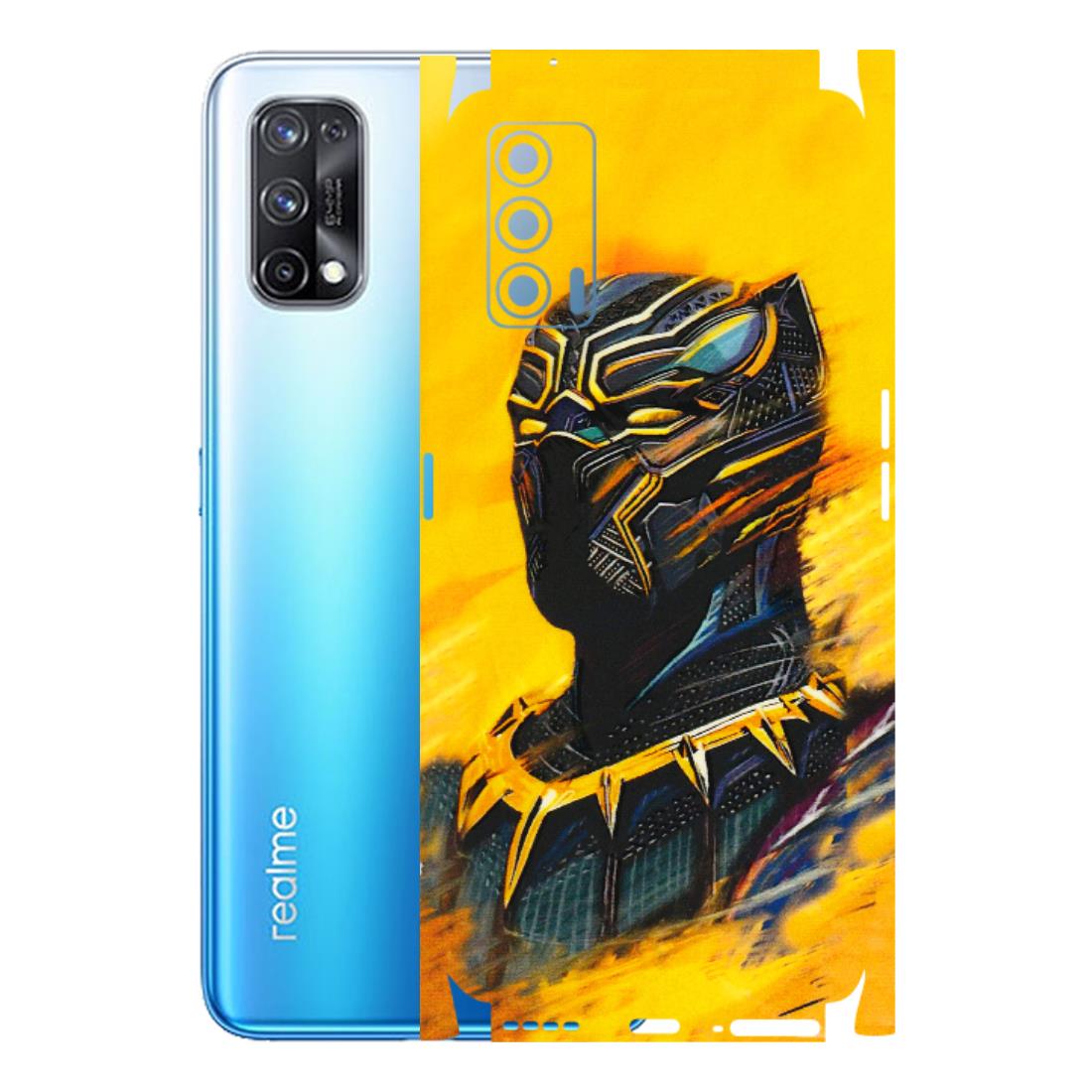 Realme Phone Skins (All Models) - Yellow Panther - 3D Embossed Finish (L-54) Realme X7 5G