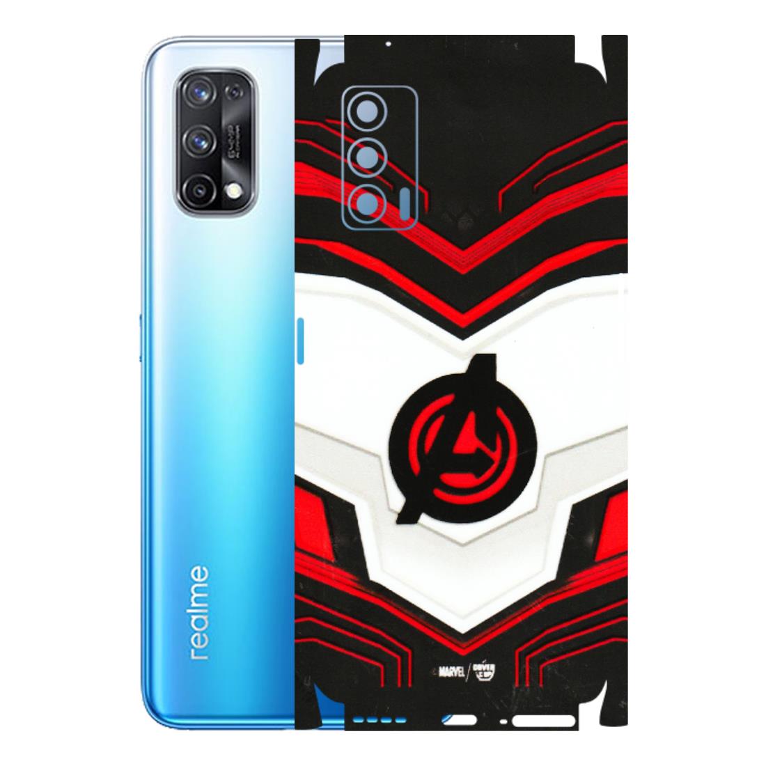 Realme Phone Skins (All Models) - Avengers Logo - 3D Embossed Finish (L-55) Realme X7 5G