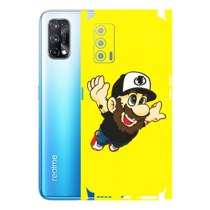 Realme Phone Skins (All Models) - Flying Beardo - 3D Embossed Finish (L-60) Realme X7 5G