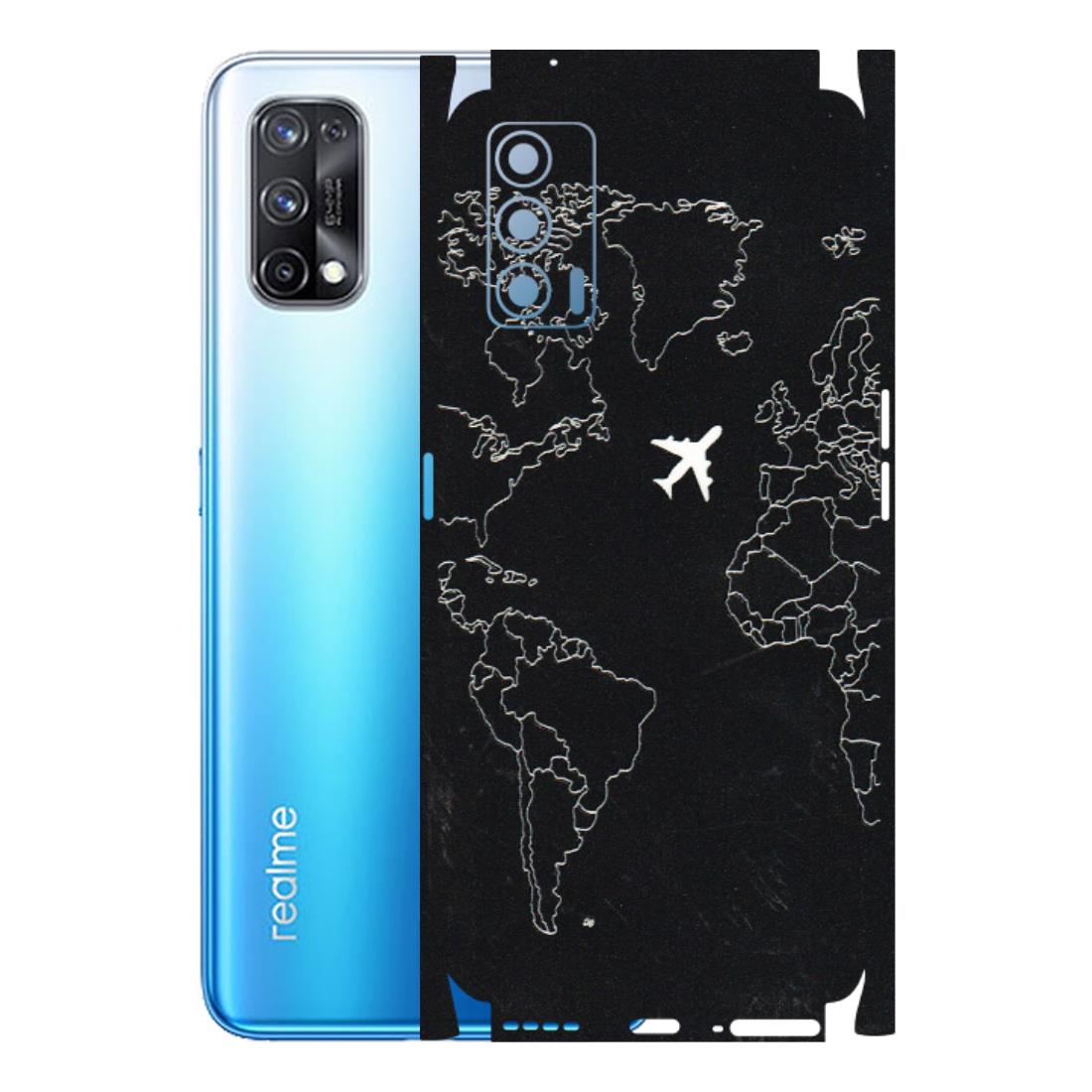 Realme Phone Skins (All Models) - Never Ending Travel - 3D Embossed Finish (L-79) Realme X7 5G