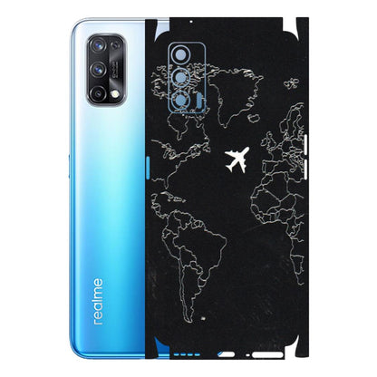 Realme Phone Skins (All Models) - Never Ending Travel - 3D Embossed Finish (L-79) Realme X7 5G