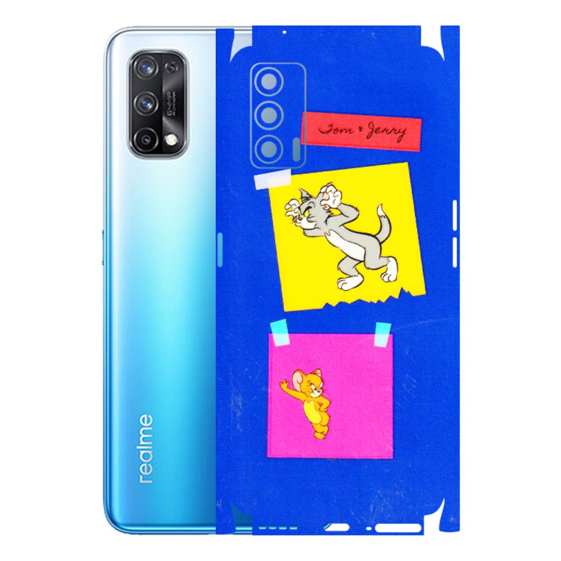 Realme Phone Skins (All Models) - Tom N Jerry Sticky Notes - 3D Embossed Finish (L-88) Realme X7 5G