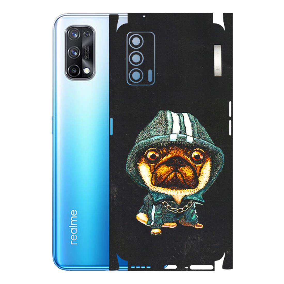 Realme Phone Skins (All Models) - Puppy N Hoodie - 3D Embossed Finish (L-90) Realme X7 5G