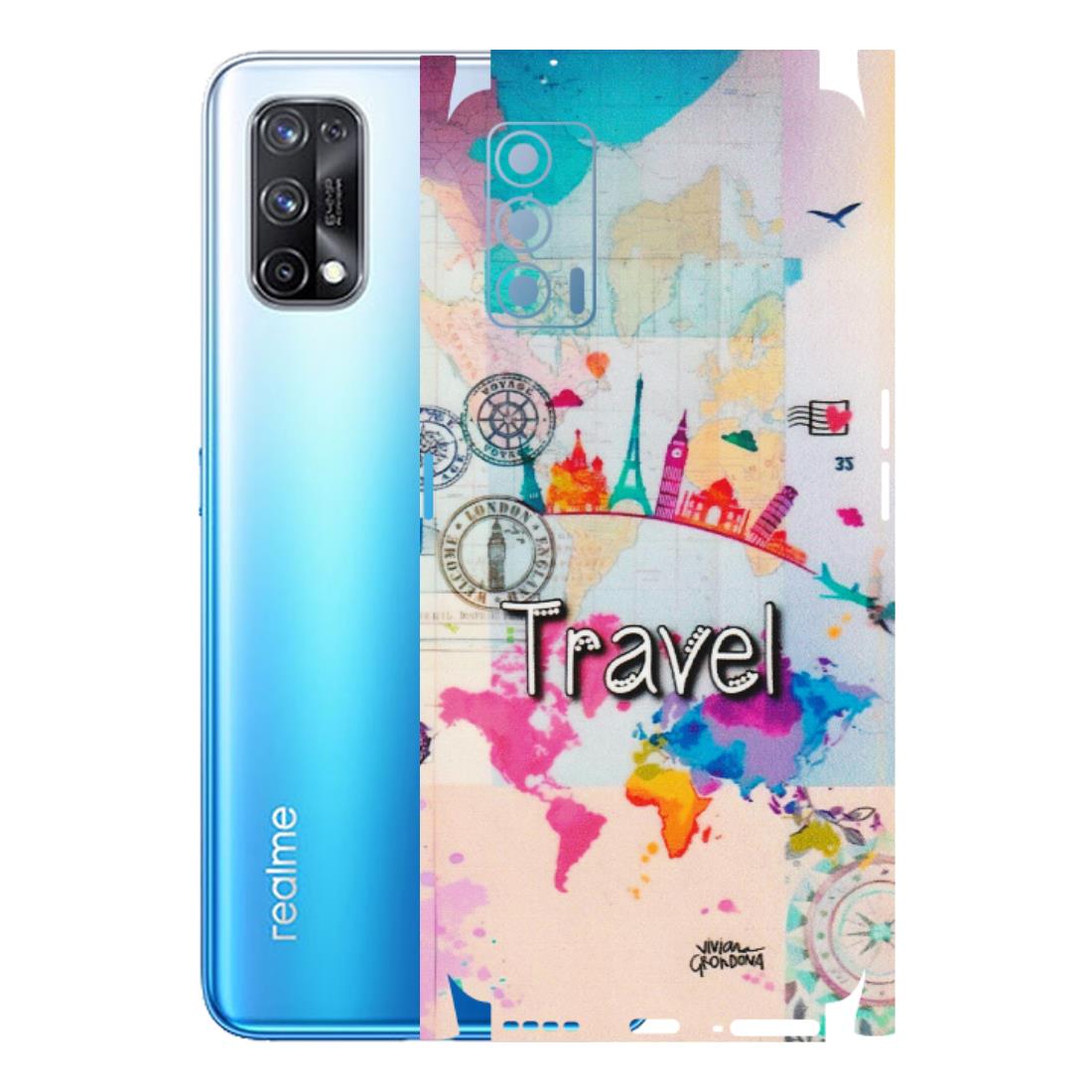 Realme Phone Skins (All Models) - Travel The Wonders - Matte Finish (M-108) Realme X7 5G