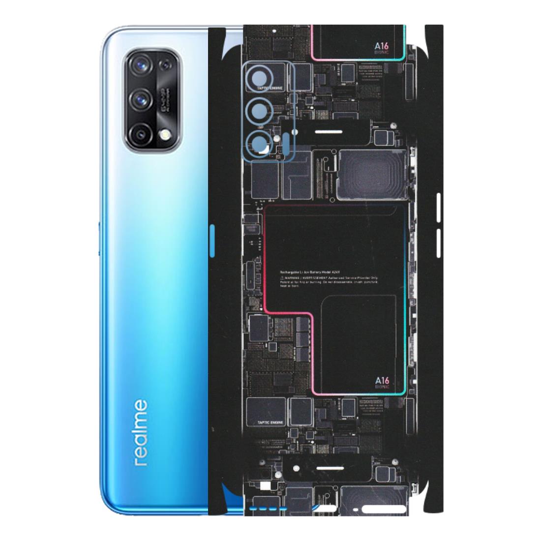 Realme Phone Skins (All Models) - Motherboard Circuit Layout - Matte Finish (M-117) Realme X7 5G