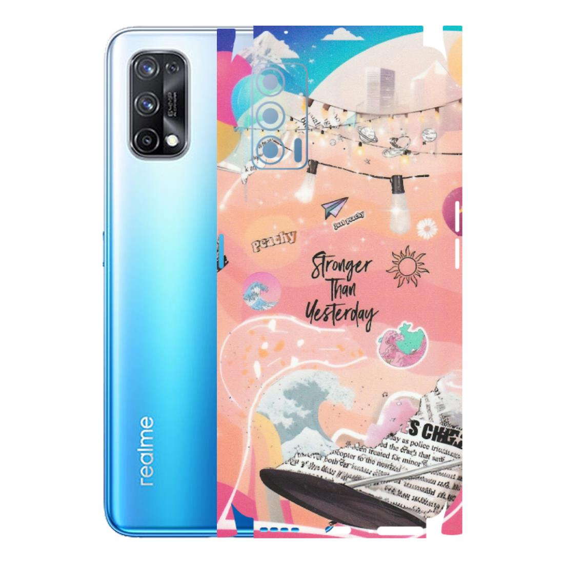Realme Phone Skins (All Models) - Stronger Then Yesterday - Matte Finish (M-128) Realme X7 5G