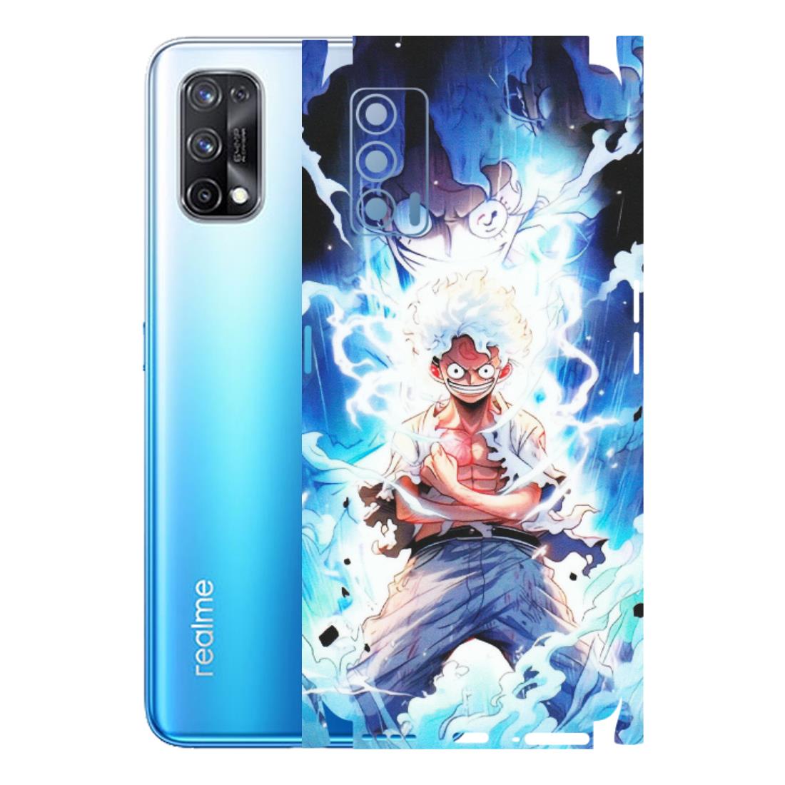 Realme Phone Skins (All Models) - Blue Thunder Luffy Anime - Matte Finish (M-132) Realme X7 5G