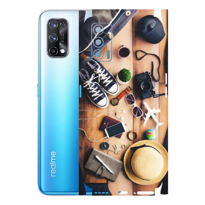 Realme Phone Skins (All Models) - Travel Wanderlust - Matte Finish (M-133) Realme X7 5G