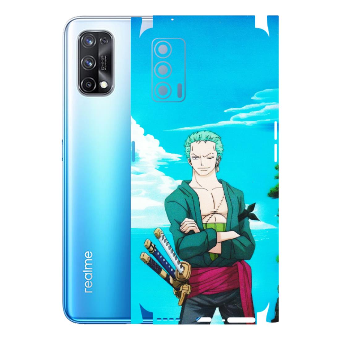 Realme Phone Skins (All Models) - Cool Swordman Zoro Anime - Matte Finish (M-143) Realme X7 5G