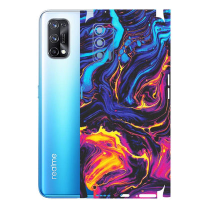 Realme Phone Skins (All Models) - Abstract Paint Classy - Matte Finish (M-15) Realme X7 5G