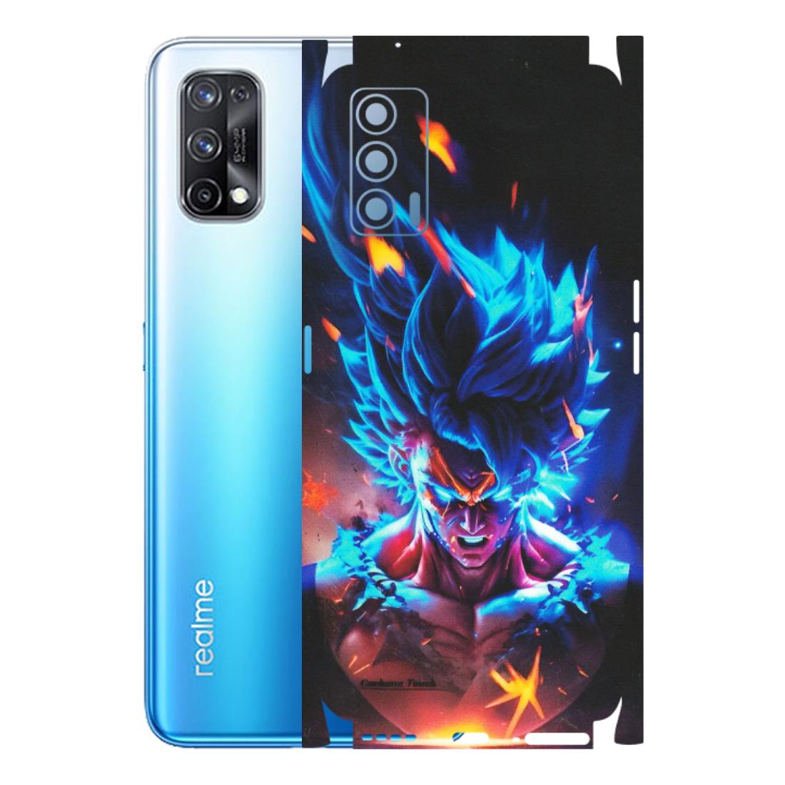 Realme Phone Skins (All Models) - Angry Goku Dragon Ball Anime - Matte Finish (M-150) Realme X7 5G