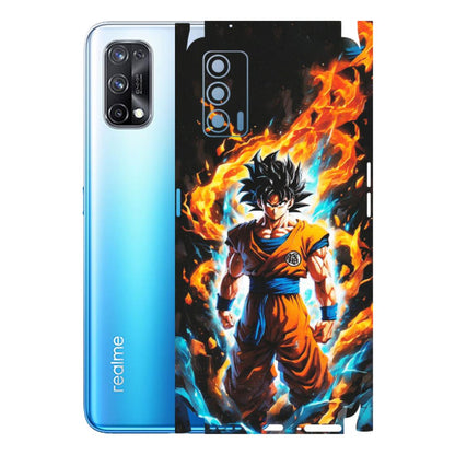 Realme Phone Skins (All Models) - Goku Transformation Anime - Matte Finish (M-159) Realme X7 5G