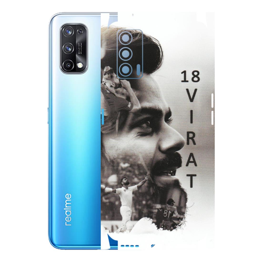 Realme Phone Skins (All Models) - Virat Kohli Cricketer - Matte Finish (M-163) Realme X7 5G