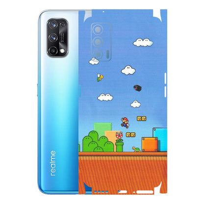 Realme Phone Skins (All Models) - Mario Game Scene - Matte Finish (M-24) Realme X7 5G