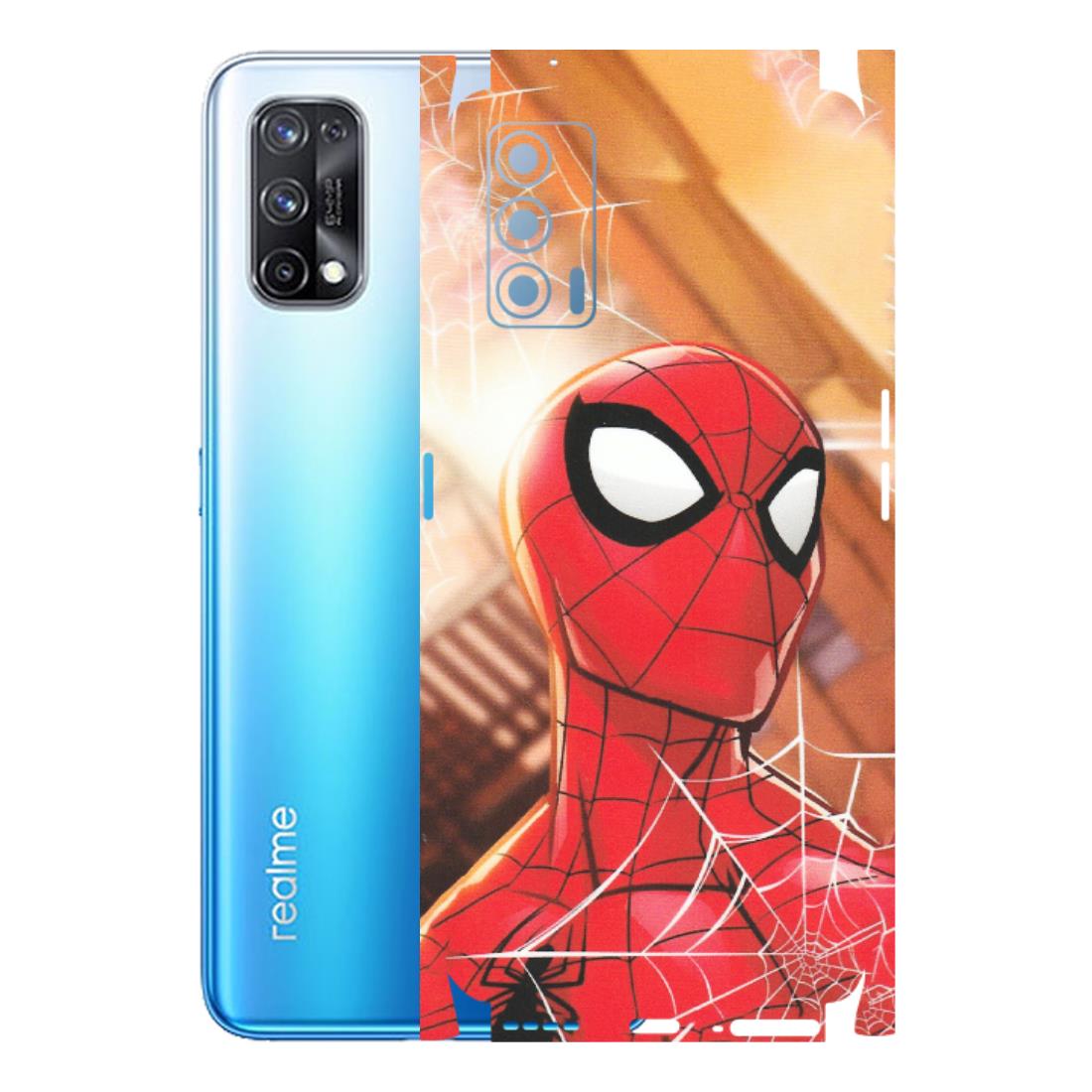 Realme Phone Skins (All Models) - Spiderman Face New - Matte Finish (M-41) Realme X7 5G