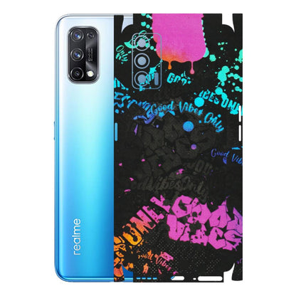 Realme Phone Skins (All Models) - Majestic Black Vibes - Matte Finish (M-62) Realme X7 5G