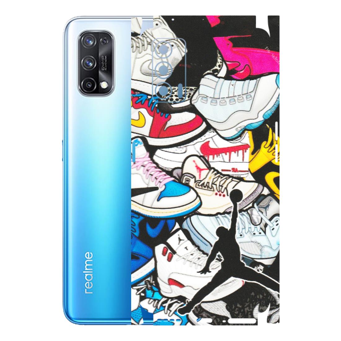 Realme Phone Skins (All Models) - Jordan Sneakers Fan - Matte Finish (M-80) Realme X7 5G