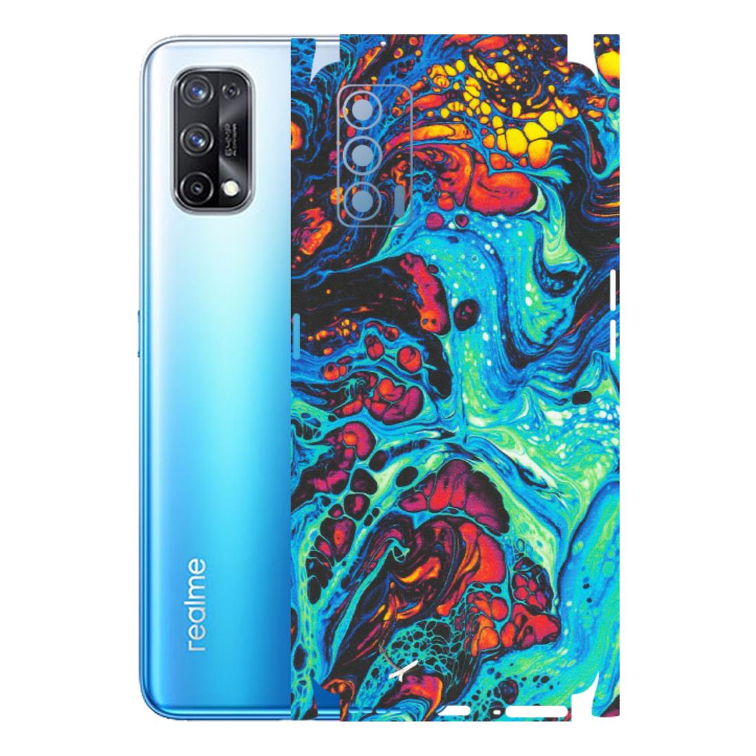 Realme Phone Skins (All Models) - Majestic Galactic Marbel - Matte Finish (M-85) Realme X7 5G