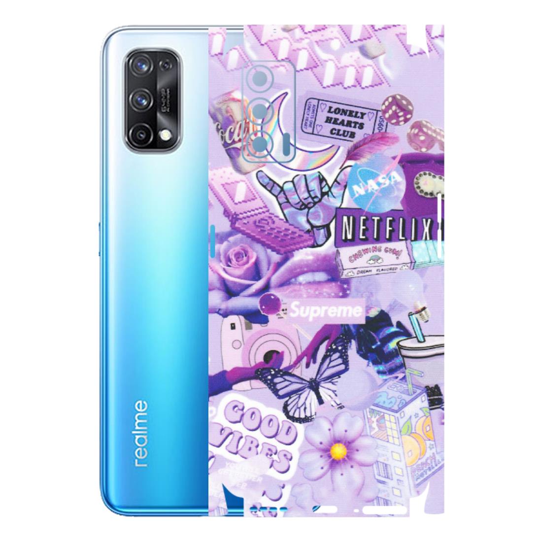 Realme Phone Skins (All Models) - Supreme Purple Magic - Matte Finish (M-88) Realme X7 5G