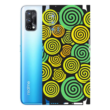 Realme Phone Skins (All Models) - Crazy Spiral - Matte Finish (M-91) Realme X7 5G