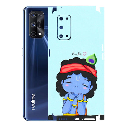 Realme Phone Skins (All Models) - Radhe Radhe Cute Toon - 3D Embossed Finish (L-05) Realme X7 Pro (5G)