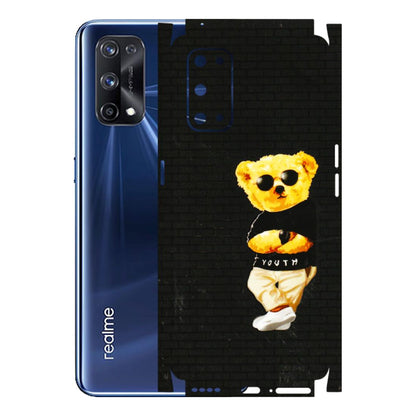 Realme Phone Skins (All Models) - Classy Teddy Bear - 3D Embossed Finish (L-116) Realme X7 Pro (5G)