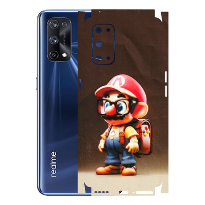 Realme Phone Skins (All Models) - Little Mario - 3D Embossed Finish (L-119) Realme X7 Pro (5G)
