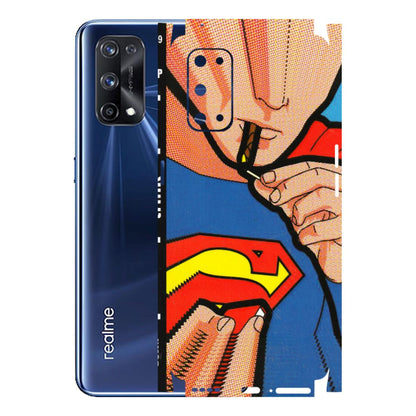Realme Phone Skins (All Models) - Superman Sutta - 3D Embossed Finish (L-130) Realme X7 Pro (5G)