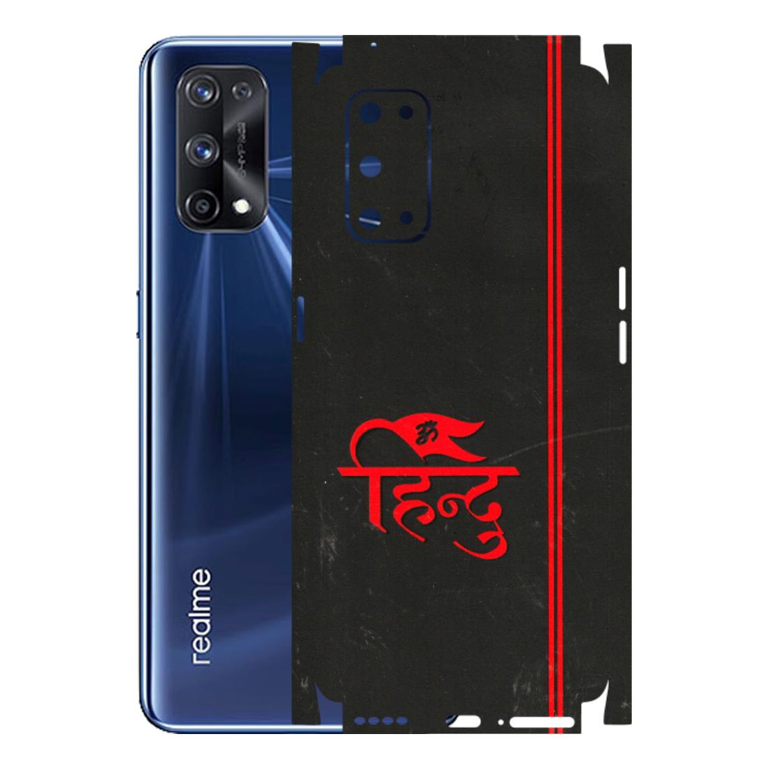 Realme Phone Skins (All Models) - Hindu Black - 3D Embossed Finish (L-153) Realme X7 Pro (5G)