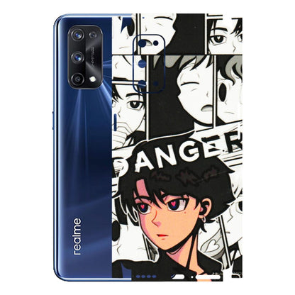 Realme Phone Skins (All Models) - Danger Anime - 3D Embossed Finish (L-155) Realme X7 Pro (5G)