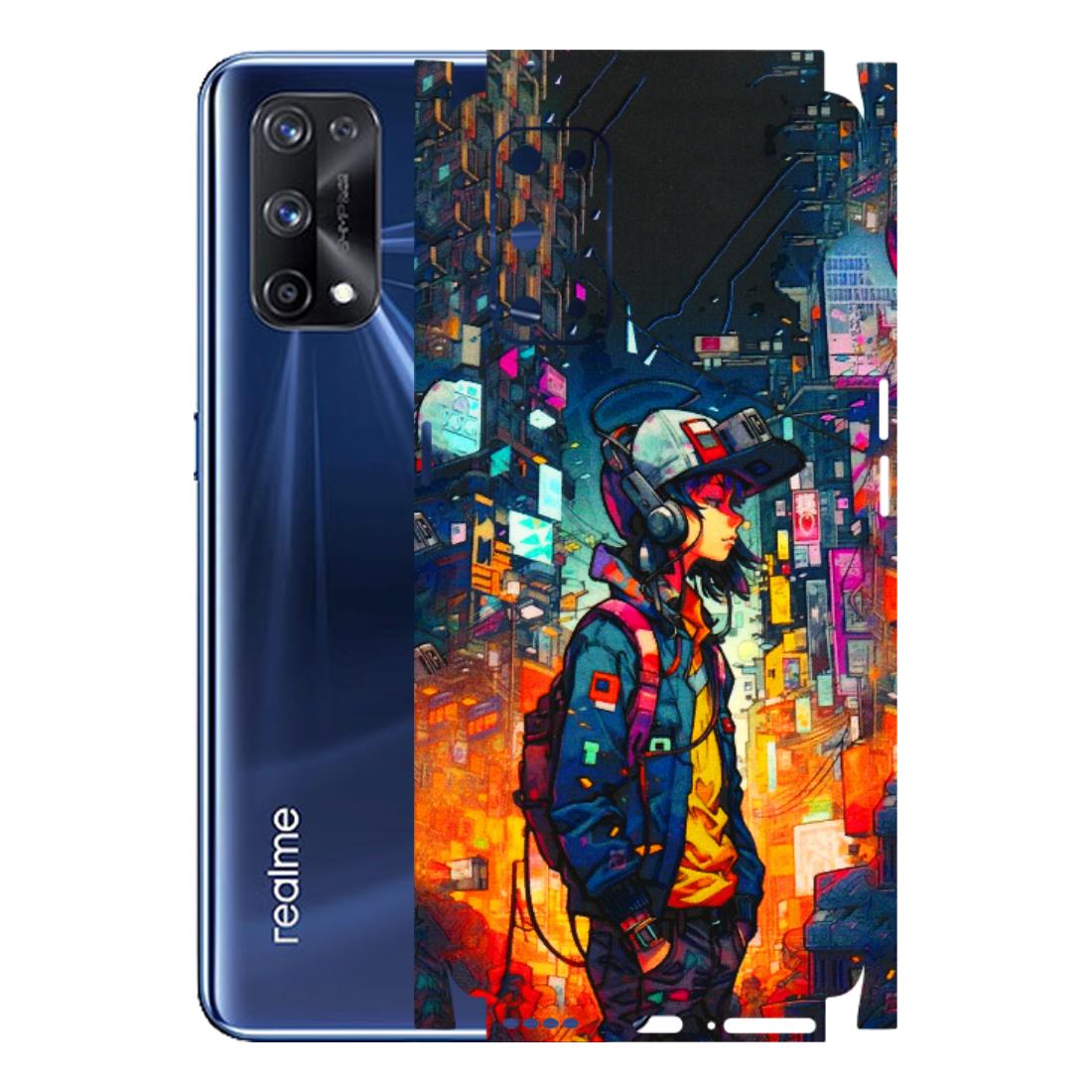 Realme Phone Skins (All Models) - Street Anime Guy - 3D Embossed Finish (L-158) Realme X7 Pro (5G)