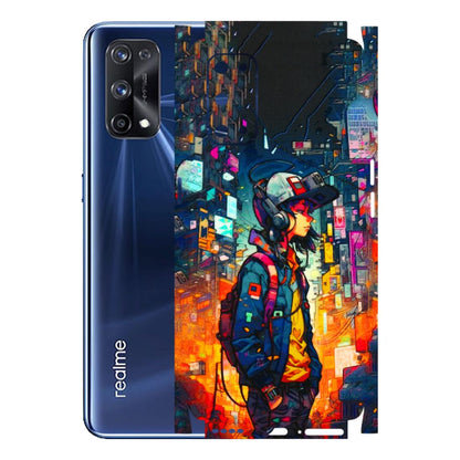 Realme Phone Skins (All Models) - Street Anime Guy - 3D Embossed Finish (L-158) Realme X7 Pro (5G)