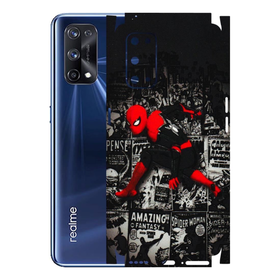 Realme Phone Skins (All Models) - SpiderMan New - 3D Embossed Finish (L-162) Realme X7 Pro (5G)