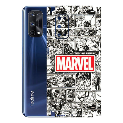 Realme Phone Skins (All Models) - Marvel Comic - 3D Embossed Finish (L-171) Realme X7 Pro (5G)