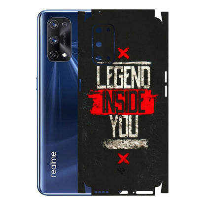 Realme Phone Skins (All Models) - Legend Inside You - 3D Embossed Finish (L-186) Realme X7 Pro (5G)