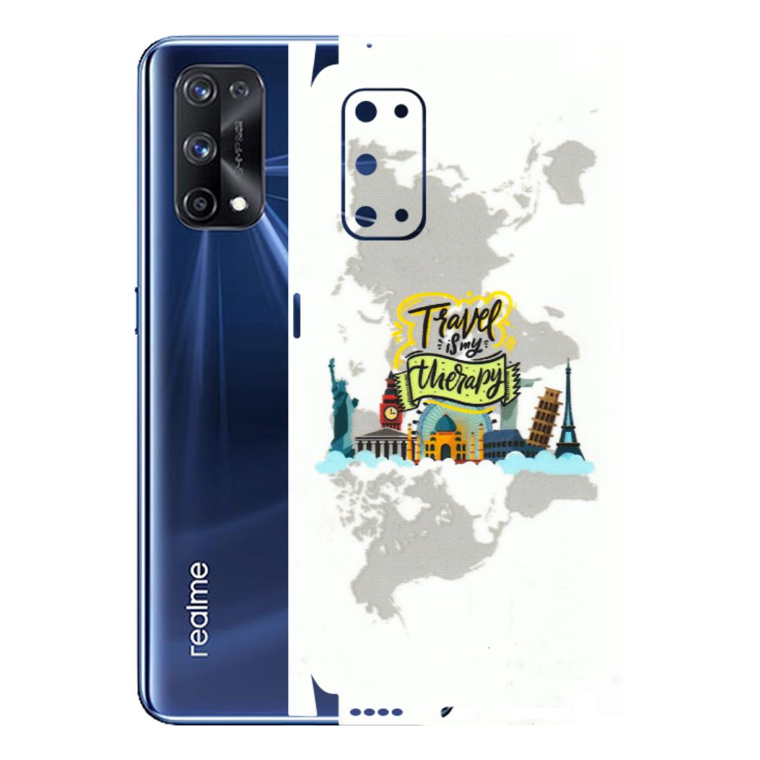 Realme Phone Skins (All Models) - Travel Therapy - 3D Embossed Finish (L-199) Realme X7 Pro (5G)