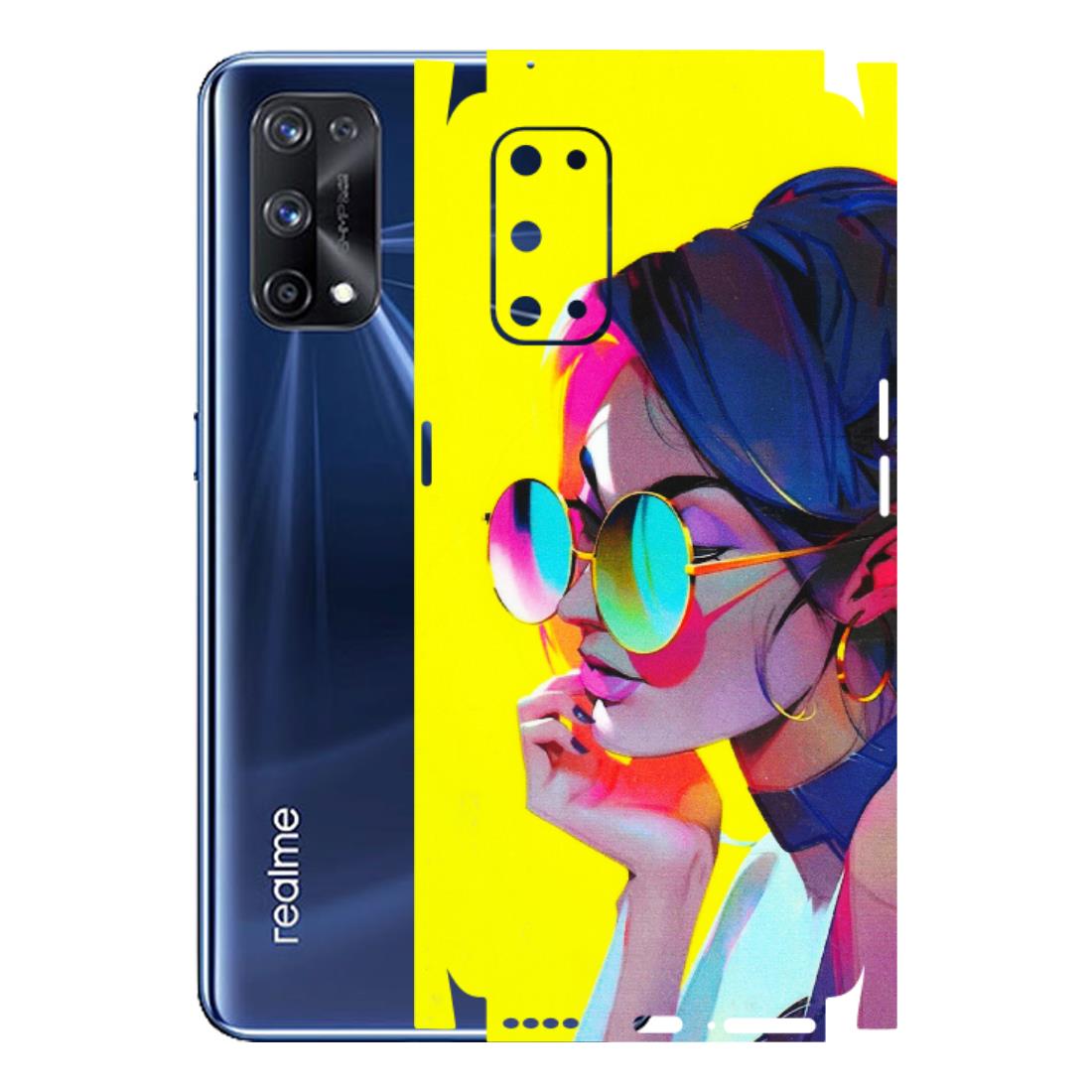Realme Phone Skins (All Models) - Bold Stylish Girl - 3D Embossed Finish (L-222) Realme X7 Pro (5G)