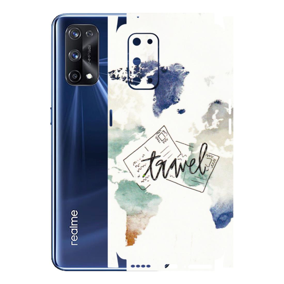 Realme Phone Skins (All Models) - Travel The World - 3D Embossed Finish (L-232) Realme X7 Pro (5G)