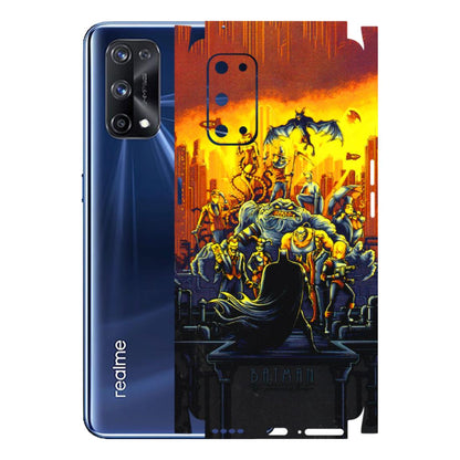 Realme Phone Skins (All Models) - Games Doodles - 3D Embossed Finish (L-24) Realme X7 Pro (5G)