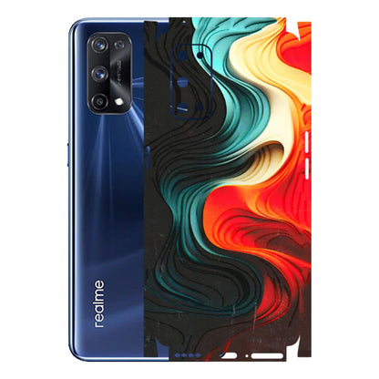 Realme Phone Skins (All Models) - The Silky Swirl - 3D Embossed Finish (L-240) Realme X7 Pro (5G)