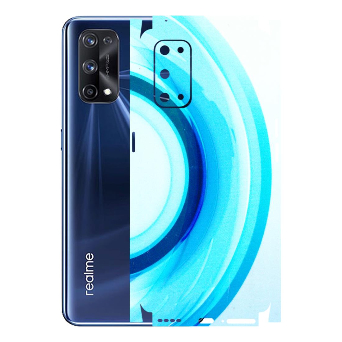 Realme Phone Skins (All Models) - The Blue Curve - 3D Embossed Finish (L-244) Realme X7 Pro (5G)