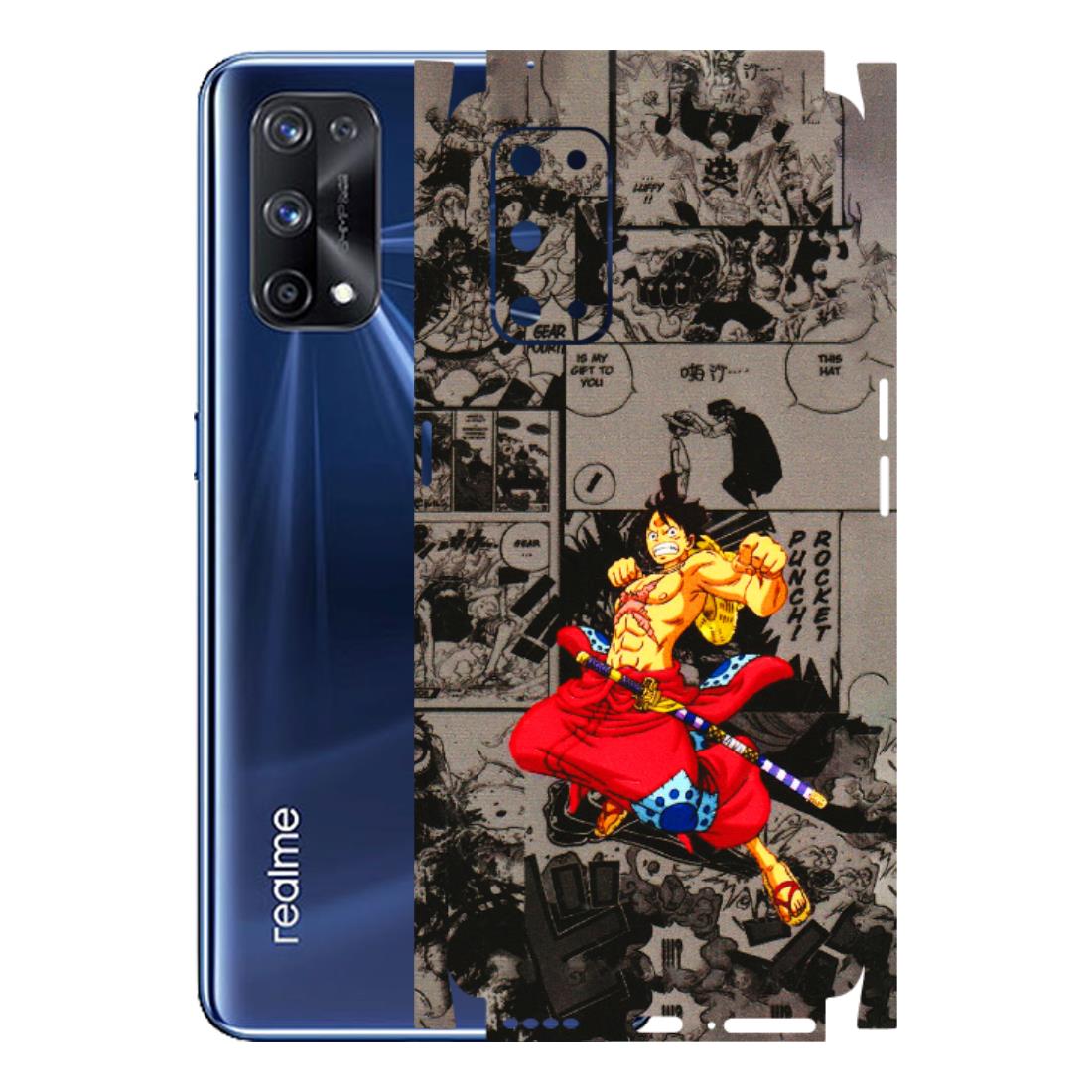 Realme Phone Skins (All Models) - One Piece Rocket Punch Manga - 3D Embossed Finish (L-25) Realme X7 Pro (5G)