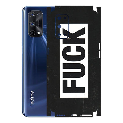 Realme Phone Skins (All Models) - The F Word - 3D Embossed Finish (L-255) Realme X7 Pro (5G)