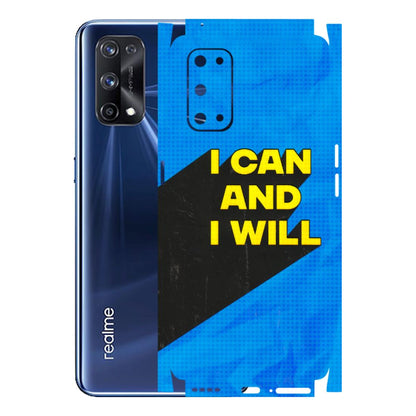 Realme Phone Skins (All Models) - I Can And I Will - 3D Embossed Finish (L-281) Realme X7 Pro (5G)