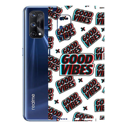 Realme Phone Skins (All Models) - Good Vibes - 3D Embossed Finish (L-282) Realme X7 Pro (5G)